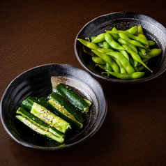 塩枝豆&塩だれきゅうり