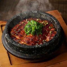 鰻青山椒焼き・炙り万願寺唐辛子　石釜炊き込み飯　～出汁茶漬け付き～