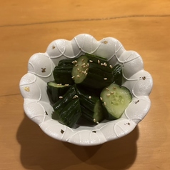 きゅうりの辛子漬け