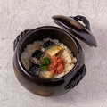 料理メニュー写真&nbsp;トロ塩鯖と明太子の土鍋ご飯