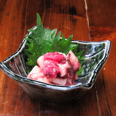 くらげと山芋の梅和え