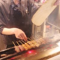香川県産の朝引き鶏を使用した鮮度抜群の焼き鳥！
