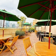 広々テラス席も◎