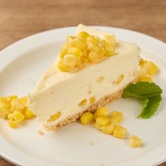 とうもろこしのレアチーズケーキ
