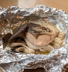 秋鮭としめじのホイル焼き