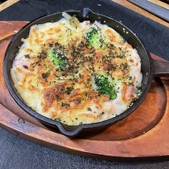 シーフードとベーコンのグラタン