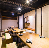 【駅徒歩1分!!】雰囲気自慢の完全個室でご宴会