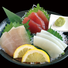 イマイユを味わう!刺身3点盛り