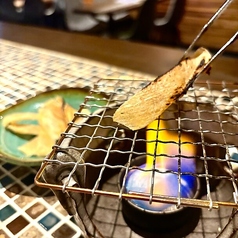 ししゃもとエイヒレ炙れ