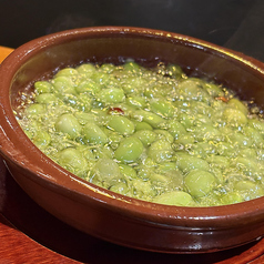 枝豆のアヒージョ