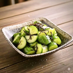 きゅうりの塩昆布