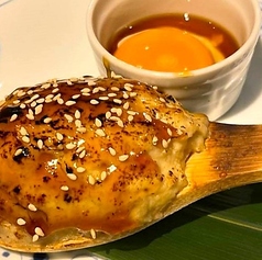 錦爽鶏のあぶり生つくね