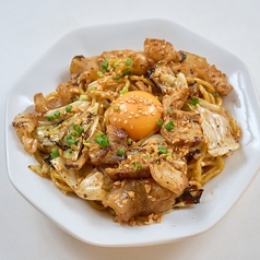 牛ホルモン焼きそば