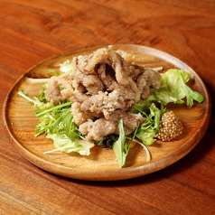 鴨ロース肉のから揚げ ブランデー風味