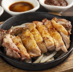 地鶏ももの山賊焼き