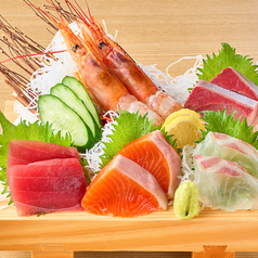 ゲタ盛り（刺身5点盛り）