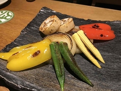 鉄板焼き野菜のサラダ
