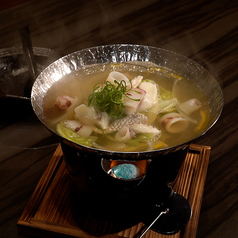瀬戸内海の魚と烏賊の白菜炊き