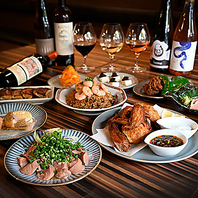 各種宴会に最適な2時間飲み放題付きコース◎