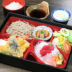 三浦の地魚と蕎麦 海わ屋のおすすめランチ1