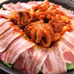 チュクミサムギョプサルを梅田で食べれるのはここOKOGEだけ！