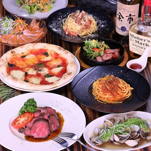 女子会にもオススメの食べ飲み放題は4000円からご用意★貸切は最大50名様までＯＫ！