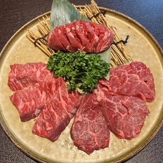 ジューシーなお肉本来の味を楽しめるハラミ盛り合わせ