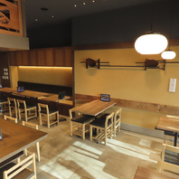 様々なシチュエーションに合わせた席をご用意