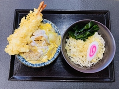 海老天カツ丼セット