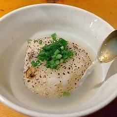 【ヤカン焼き〆メニュー】貝出汁の焼きおにぎり茶漬け