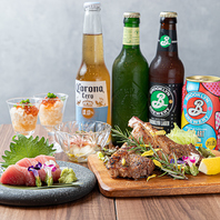 ≪海鮮メニューに加え、お肉メニューも豊富にご用意≫