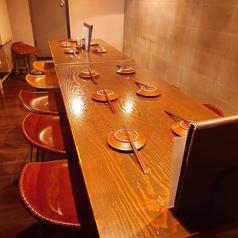 店最奥のテーブル個室。最大14名のご宴会にご利用いただけます