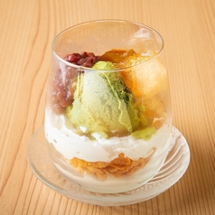 しろ屋のグラスパフェ(和)