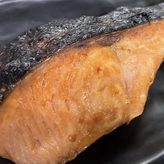 村上の塩引鮭焼き