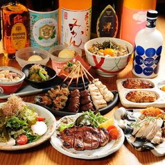 炭火焼鳥まこ家なんば3号店のコース写真