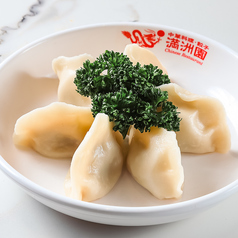 海老入り焼き餃子(6個)/三種海鮮入り水餃子(6個)