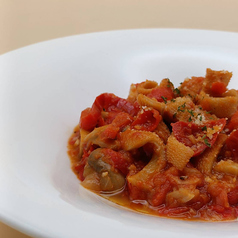 ラムトリッパのトマト煮込み