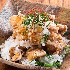 若鶏の唐揚げ鬼おろしポン酢
