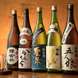 日本酒は所縁ある千葉の地酒など、銘柄も飲み口も豊富。
