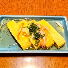 だし巻き玉子 カニ身あんかけ