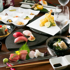 相模湾の地魚四季を感じる「旬の会食八品」5,780円(税込)