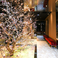 幻想的な非日常空間でおもてなし