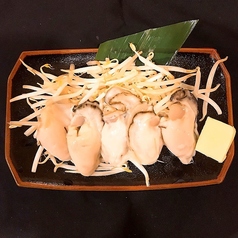 広島産カキバター焼/復活の牛ハラミ焼