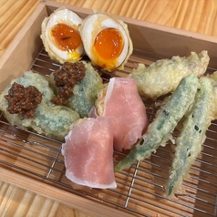 夏のからり天盛り合わせ