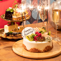 誕生日や記念日に♪デザートプレートサプライズ！