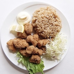 ソイミートの唐揚げ 玄米付セット