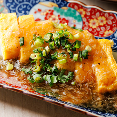 あご出汁巻卵~ズワイ蟹あんかけ