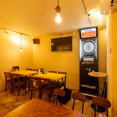 10時以降はダーツもご利用可能！バー利用、2次会利用にもおすすめです！