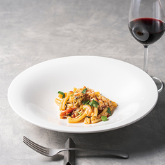 海の幸と有機トマトのカサレッチェ　ペスカトーレ