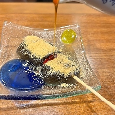 京都産 黒本蕨 自家製わらび餅串
